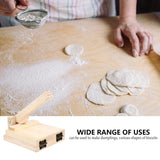 DOITOOL Wood Tortilla Press Dumpling Skin Maker Presser, Wood Dough Presser Traditional Tortilla Sope Maker, Heavy Duty Corn Tortilla Machine DOITOOL