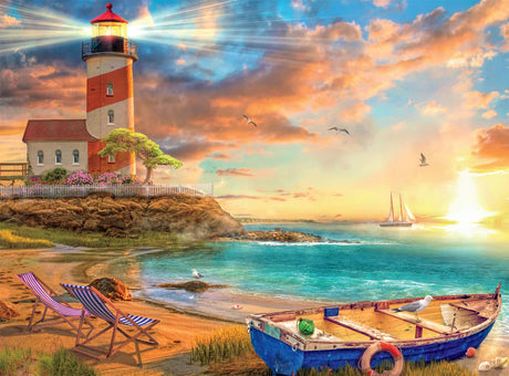 Buffalo Games - LARS - Serene Ocean - 1000 Piece Jigsaw Puzzle for Adults -Challenging Puzzle Perfect for Game Nights - Finished Size is 26.75 x 19.75 Buffalo Games