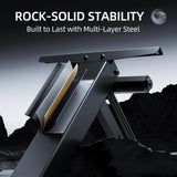 TIQLAB 48 * 24 Inch Standing Desk with Two Drawers, Stand Up Standing Desk Adjustable Height, Electric Sit Stand Desk with Storage Shelf and Splice Board, Maple TIQLAB