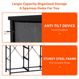 SUPER DEAL Dresser for Bedroom with 8 Drawers 38.7 inch Tall Chest of Drawers for Clothes, Storage Tower Organizer TV Stand with Removable Fabric Bins for Bedroom, Closet, Entryway, Living Room SUPER DEAL