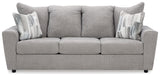 Signature Design by Ashley Stairatt Contemporary Sofa with Removable Cushions, Light Gray Signature Design by Ashley