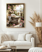 Rose Diamond Art Kits for Adults, Flowers Easy Crafts 5D Diamond Painting Dot Kit for Adult Beginners, Plant Flower DIY Round Dots Full Drill Diamonds Paintings Arts for Home Wall Decor Gifts 12X16 In Luckyrichrui