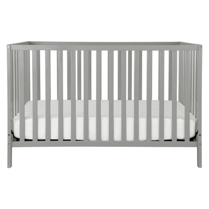 DaVinci Union 4-in-1 Convertible Crib in Grey, Greenguard Gold Certified - WoodArtSupply