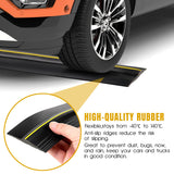 KINTOREX 16 Feet Garage Door Seals Bottom Rubber Threshold & Weather Strip with 2 Glue Bottles & Caulking Gun - Garage Floors DIY Weather Stripping Replacement Kintorex
