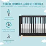 Dream On Me Hygge 5-in-1 Convertible Crib in Matte Black Vintage, JPMA & Greenguard Gold Certified, Made of Sustainable Pinewood, Easy to Clean, Safe Wooden Nursery Furniture Dream On Me