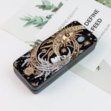 MVVMTOP Diamond Painting Eye Glass Case, DIY Moon Diamond Art Glasses Storage Box Sunglass Case for Adults Handmade for Art Craft Gift Travel Sunglass Eyeglasses MVVMTOP