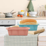 Koolstuffs Silicone Bread Loaf Pan, 2 PCS Rectangular Non-Stick Baking Mold Pans for Oven, Bread, Cake, Easy Release Koolstuffs