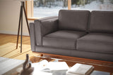 Valencia Artisan Full Leather Loveseat Sofa 66” - Pure Full Italian Nappa Leather Couch, Solid Wood Accent, Ultimate Comfort, Modern Grey VALENCIA THEATER SEATING