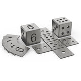 Stainless Steel Welding Practice Kit, 2pcs Cube Dice Welding Coupons Kit For Beginners Practice And Training For MIG TIG STICK ARC, Side Length 2.36 Inch SONNLER