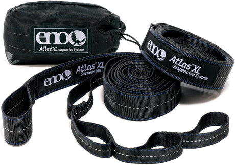 ENO Atlas XL Suspension System - Tree Strap for Hammock - Accessories for Camping, Hiking, and Backpacking - Black/Royal ENO