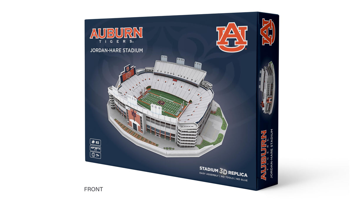 Pro Lion 3D Jigsaw Puzzle of Jordan-Hare Stadium - 82 Pieces | 2 Hour Build Time | Home of Auburn Tigers | NCAA College Football Gifts for Boys, Men & Kids Aged 8 & Up | Games for Tiger Fans Pro-Lion