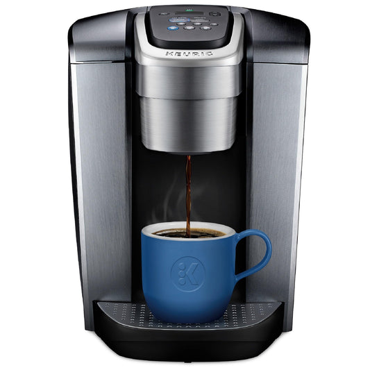 Keurig K-Elite Single Serve K-Cup Pod Coffee Maker, with Strength and Temperature Control, Iced Coffee Capability, 8 to 12oz Brew Size, Programmable, Brushed Silver