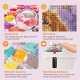 Acudotr Diamond Painting Kits for Adults, 5D DIY Dog Diamond Art Kits for Beginners, Full Drill Diamond Painting Kits for Home Wall Decor, 12x12 Inch Acudotr