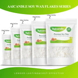 2LB Soy Wax Flakes, Natural Soy for Candle Making, Premium Candles Wax for Handmade Candles Making Supplies No additives Supplies for Container, Cup, Scented, DIY (890G / 32 OZ) Aaicandle