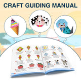 AluAbi Origami Kit for Kids, 144 Sheets Double Sided Origami Paper with Guiding Book, 72 Patterns Origami Set for Kids AluAbi