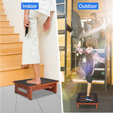 RayLove One Step Stool for Adults Seniors with Non-Slip Rubber Stepping Feet, Heavy Duty Platform Step Stools, 450 LB Portable Bed Steps for High Beds for Bathroom, Bedroom, Kitchen & Bedside Support RayLove