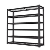 LI JIU HOME 6T 62" W x 24" D x 84" H Garage Shelving Heavy Duty Metal Shelving 4200LBS Storage Shelves Adjustable Metal Shelves for Storage Industrial Garage Shelves for Warehouse Basement LI JIU HOME