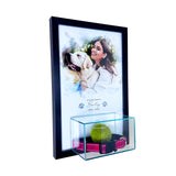 Perfect Cases Pet Memorial Display Case with 8x10 Photo Print and Display Case 7x4x4 Perfect Cases