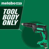 Metabo HPT Cordless 18V MultiVolt™ Drywall Screw Gun | Tool Only - No Battery | Lifetime Tool Warranty | W18DAQ4 Metabo HPT