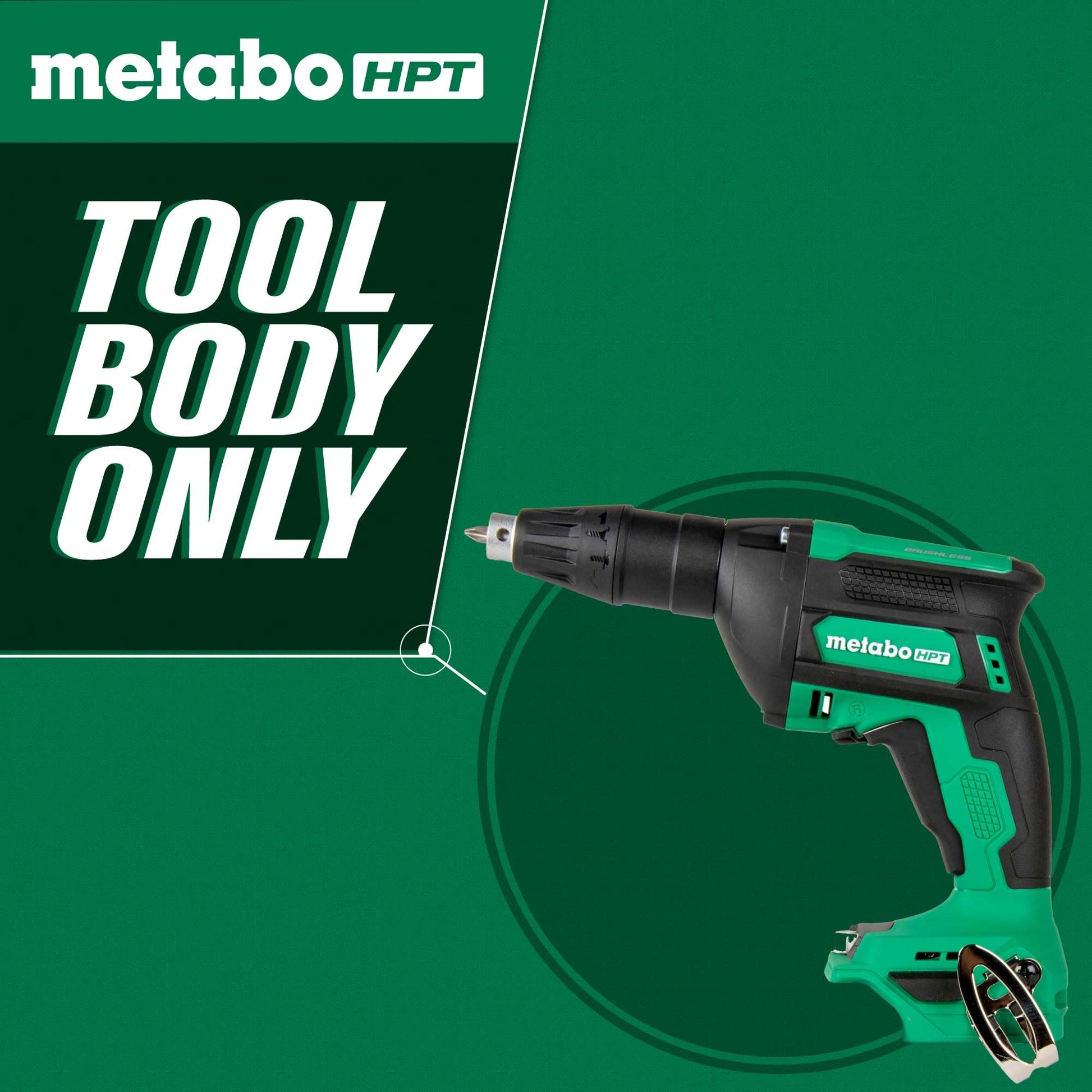 Metabo HPT Cordless 18V MultiVolt™ Drywall Screw Gun | Tool Only - No Battery | Lifetime Tool Warranty | W18DAQ4 - WoodArtSupply