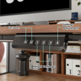 STARY Electric Standing Desk Adjustable Height Sit Stand Home Office Desk with Splice Board STARY