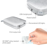 HP Sprocket 2x3" Instant Smartphone Photo Printer - Portable Color Wireless Mobile Printer - Zink Sticky-Back Photos - Print from Compatible iOS & Android Devices with Bluetooth w/Fun App - Luna Pearl HP