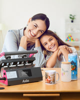 Tumbler Heat Press Machine for 20oz 30oz 16oz Sublimation Blank Skinny Tumbler - Heat Press for Sublimation Mug Projects for 11-16oz Coffee Mug Cup-Gray Axlio