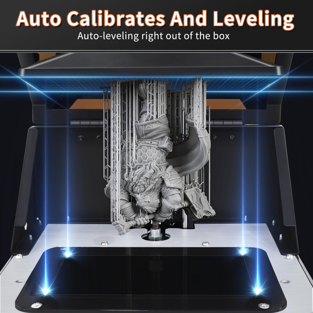 MALYAN S100 Mini Resin 3D Printer with 5.5" 2K LCD Curing Screen, High Precision, Auto Leveling, Printing Size 115 x 65 x 110 mm, Beginner Friendly MALYAN