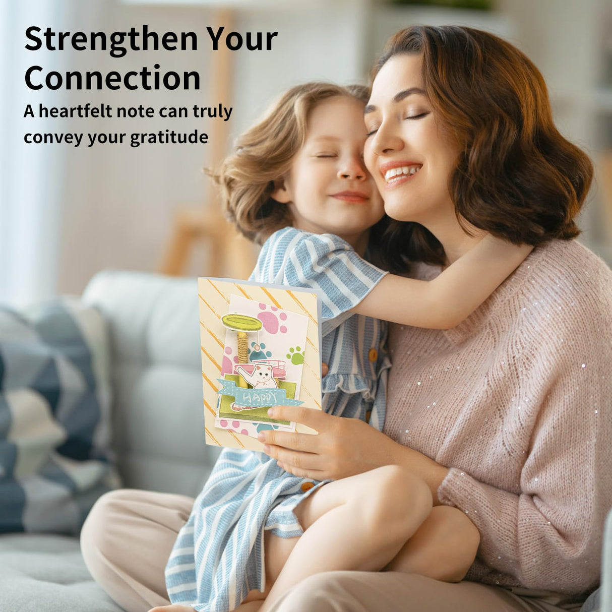 CREATIVETREES DIY Card Making Kit for Adults Cute cat-Themed & Thank You Cards with Envelopes for Birthdays, Weddings, Teachers, Parents, and Gift Giving (9 Sets) CREATIVETREES