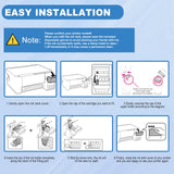 Ankink 502 T502 Ink Refill Bottles Replacement for Epson Ecotank ET 2850 ET-2760 ET-4760 ET 2750 ET-3760 ET-15000 ET-4850 ET-3710 ET-3850 ET-3750 ET-3830 ST-4000 ST-2000 Printer (3BK C M Y) Ankink
