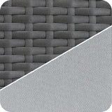 NICESOUL® 10 Pieces Large Size PE Rattan Outdoor Patio Furniture Sectional Sofa Sets with Side Tables Outdoor Wicker Conversation Sets Modern Luxury 29.3'' High Back Gray NICESOUL