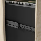 Bush Business Furniture Studio C 3 Drawer Mobile File Cabinet-Assembled, Rolling Document Storage for Home or Professional Office, 16W, Natural Elm Bush Business Furniture