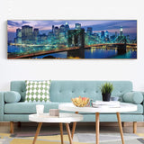 YALKIN 5D Large Diamond Painting Kits for Adults (35.43x11.8inch), Full Round Drill Brook Bridge Pictures Arts Paint by Diamonds Kits Diamond Art Kits for Home Wall Decor Relax Gift YALKIN