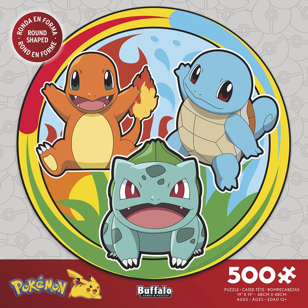 Buffalo Games - Kanto Badge - 500 Piece Round Jigsaw Puzzle Buffalo Games