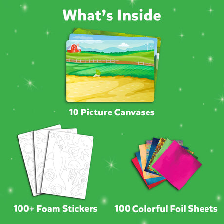 Skillmatics My Storybook Art Kit Unicorn & Princesses & Foil Fun Animals Bundle, No Mess Art for Kids, DIY Creative Activity, Gifts for Boys & Girls Ages 4, 5, 6, 7, 8, 9, 10 Skillmatics
