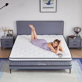 Queen Mattress - 10 inches Gel Memory Foam Hybrid Mattress in a Box, Queen Size Mattress with Pocket Springs, Medium Firm, Pressure Relief & Motion Isolation, 365 Nights Trial, CertiPUR US Certified Bitsky