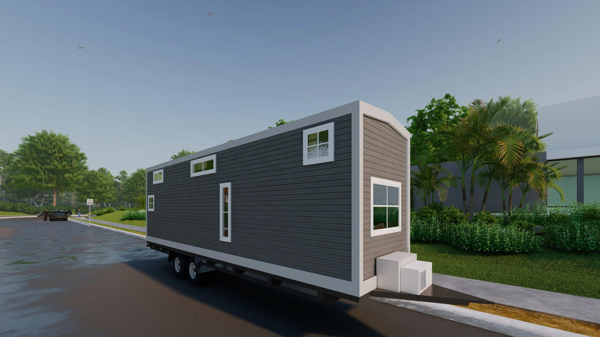 Mobile Tiny Home on Wheels 36'x 8' | 288 Sq Ft | Fully Equipped Kitchen, Washroom, and Sleeping Areas | Building Plans for Adults Interested in DIY Projects, Tiny Living, and Travel Generic