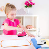 Honoson 2 Pieces Mini Craft Iron Mini Heat Press Iron with Charging Base Accessories for Beads Patch Clothes T Shirts Shoes Clothes and Hats Honoson