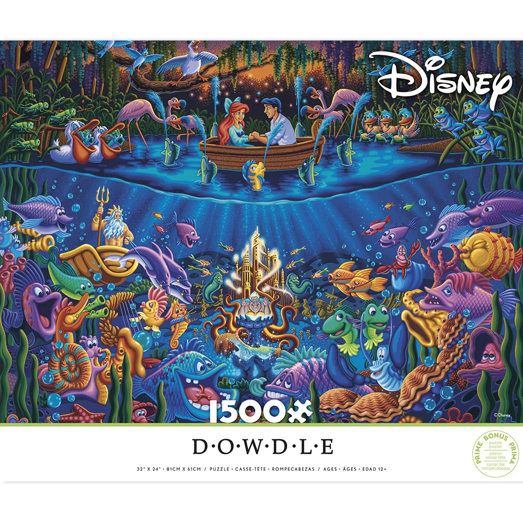 Ceaco - Disney - Dowdle - The Little Mermaid - Part of Your World - 1500 Piece Jigsaw Puzzle Ceaco