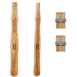 2 pack Wood Sledge hammer handle replacement for 2, 3 and 4 lb Complete Set with Wooden and Steel Wedges - Wood replacement ball pien hammer handle - Wood tool handle - Wooden handle hammers in bulk Cuitáxi