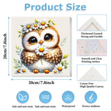 hkejoi 4 Pack Kids Paint by Number Framed - Cartoon Paint by Numbers Kit, Perfect for Gift or Home Wall Decor 8x8inch hkejoi