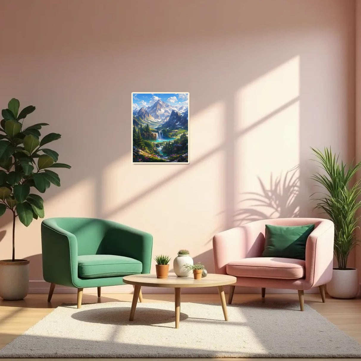 Landscape Paint by Numbers Kit for Adults Beginner Mountain Oil Painting Kit Adult Paint by Number Kits on Canvas DIY Painting for Beginners Art by Numbers Nature for Gifts Home Wall Decor 16x20 Inch obterie