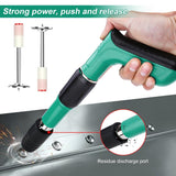 Concrete Manual Nail Gun Kit with 200 Round Nails, Mini Steel Nail Gun, Pistola De Clavos, Air Nailer Combo Kit, Pistola de Fijación - Easy to Use with Protective Gear Included QZQUFJ