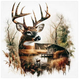 DIADAY Diamond Painting Kits Deer, DIY Diamond Art Kits for Adults Beginners, 5D Full Drill Round Gem Art Diamond Dots Craft Home Wall Decor Gift 12 x 12 Inches DIADAY