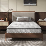 SLEEP100 6 Inch Twin Mattress, Foam & Bonnell Springs Hybrid Mattresses, Fiberglass Free - No Odor - 365 Night Trial SLEEP100
