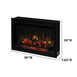 ClassicFlame 36" Traditional Built-in Electric Fireplace Insert, 120 volt ClassicFlame