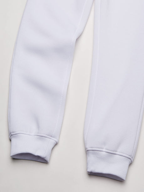 Southpole Boys' Big Active Basic Jogger Fleece Pants, White, Large / 14-16 Southpole
