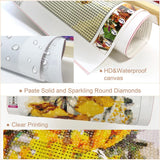 Sanjee Diamond Painting Kits for Adults, Christ Diamond Art Kits for Beginner, 5D DIY Round Full Diamond Dots Paintings for Home Wall Decoration Gift, 12x16inch Sanjee