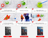 Mountain DIY Paint by Numbers for Adults, Japanese Style Cityscape Paint by Numbers Kits with Paintbrushes and Acrylic Pigment, 16X20 Inch Flameless Canvas Wall Decor Oil Painting for Friends Family TUMOVO