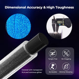 AMOLEN Glow in The Dark Filament, 1.75mm 3D Printer PLA Filament, Dimensional Accuracy +/- 0.02 mm, 1KG/2.2lb, Fit Most FDM Printer, Firefly Blue AMOLEN